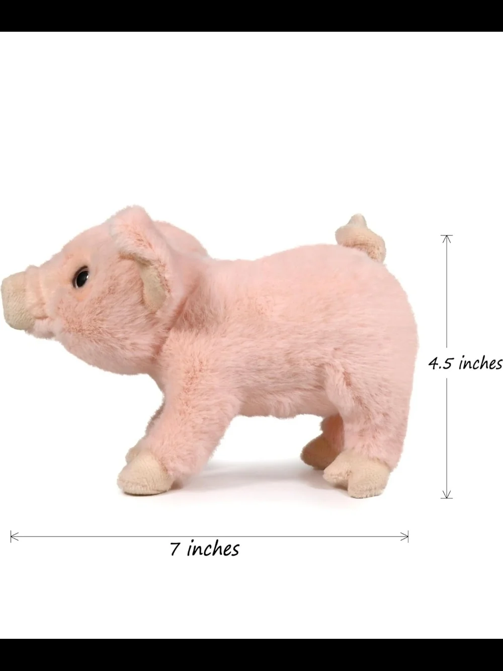 Ice King Bear Little Piggy Stuffed Animal Piglet Plush Toy Small Pig 7 Inches